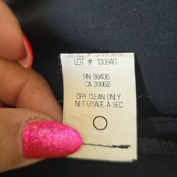 Theory Style #90171233 Blk Wool/Spndx Slvls Jumpsuit, Wide Leg, Sz. 4, EUC - Picture 14 of 14